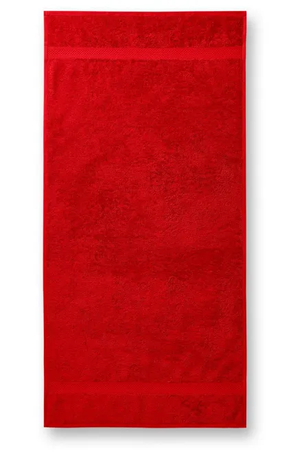 Asciugamano in cotone pesante, 70x140 cm - rosso, 70x140cm