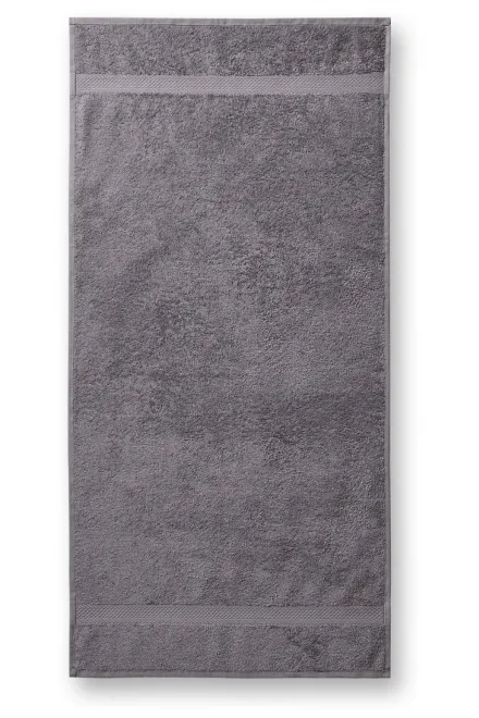 Asciugamano in cotone pesante, 70x140 cm - vecchio argento, 70x140cm