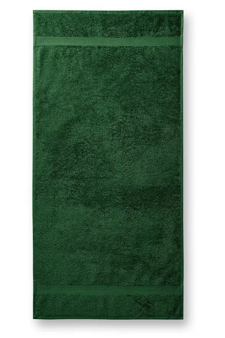 Asciugamano in cotone pesante, 70x140 cm - verde bottiglia, 70x140cm