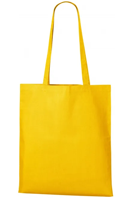 Borsa per la spesa in cotone - giallo, uni
