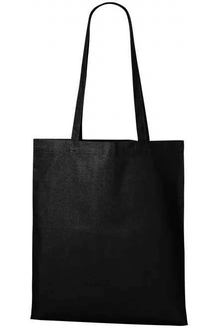 Borsa per la spesa in cotone - nero, uni