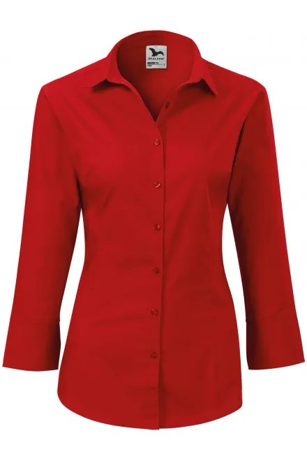 Camicetta da donna con maniche lunghe - rosso, M