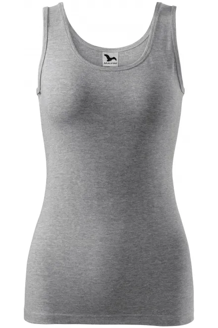 Canotta da donna - marmo grigio scuro, S