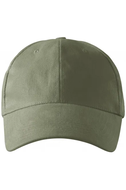 Cappuccio a 6 pannelli - khaki, regolabile