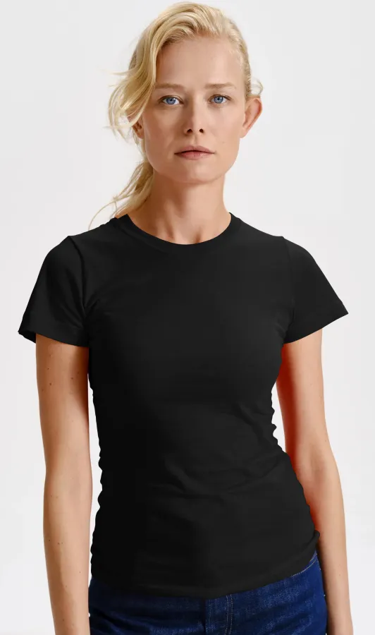 Maglietta classica da donna, nero Maglietta classica da donna, nero