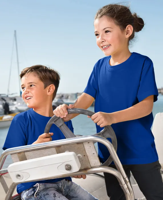 Maglietta leggera per bambini, blu reale