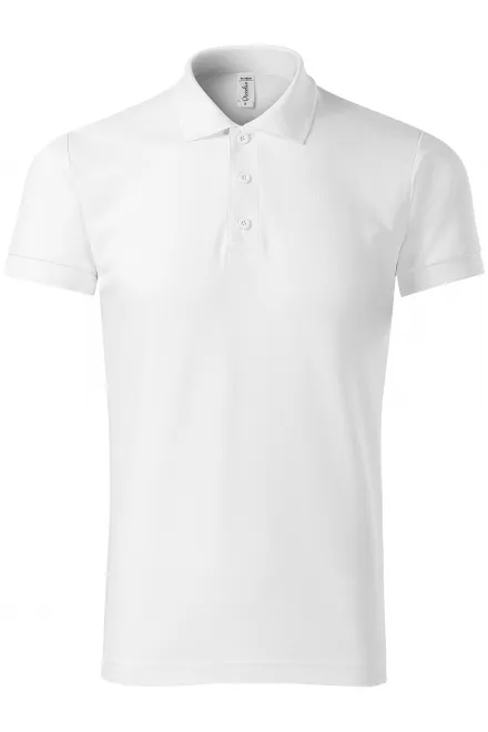 Comoda polo da uomo - bianco, 3XL