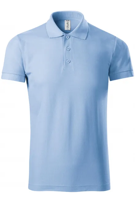 Comoda polo da uomo - cielo blu, 3XL