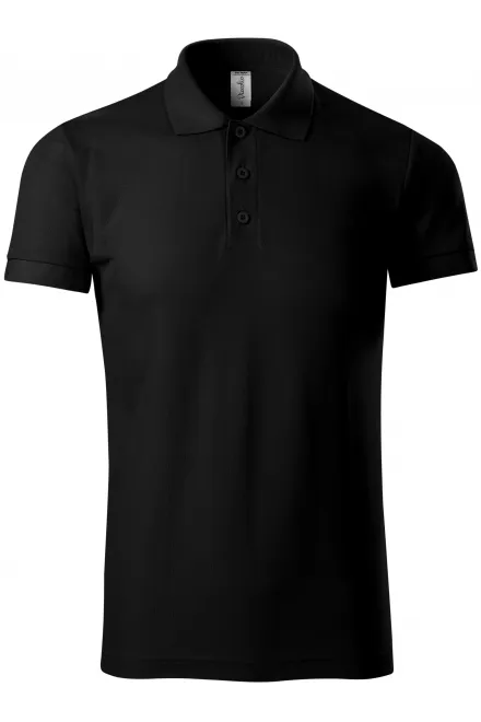 Comoda polo da uomo - nero, 3XL