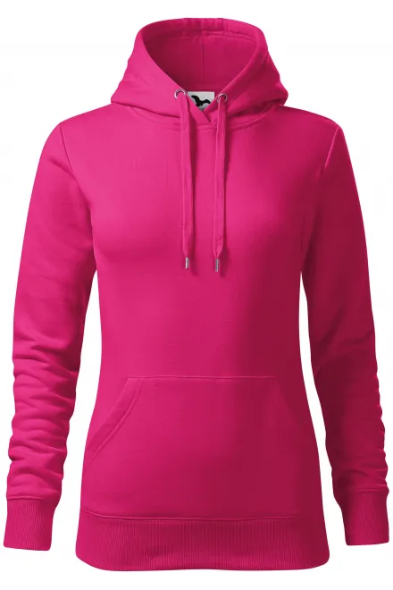 Felpa donna con cappuccio senza zip - viola, S