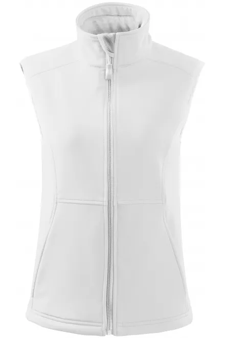 Gilet aderente da donna - bianco, S