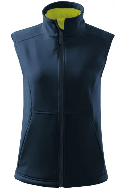 Gilet aderente da donna - blu scuro, S