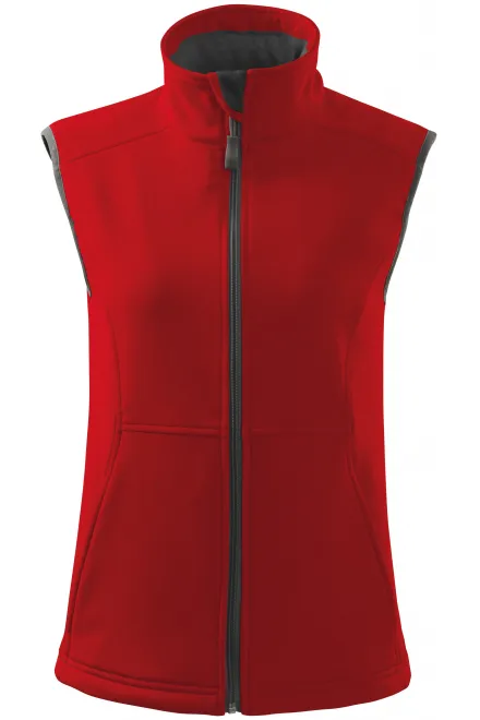 Gilet aderente da donna - rosso, S