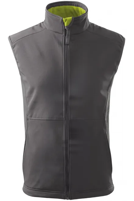 Gilet da uomo - grigio acciaio, S