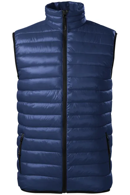 Gilet trapuntato da uomo - blu scuro, L