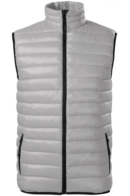 Gilet trapuntato da uomo - grigio argento, L