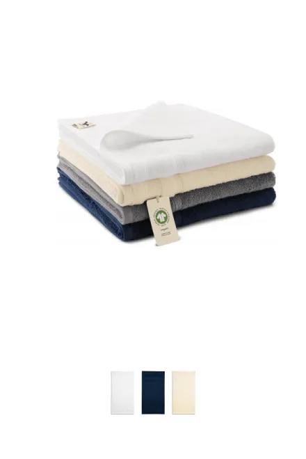 Asciugamano in cotone biologico, vecchio argento