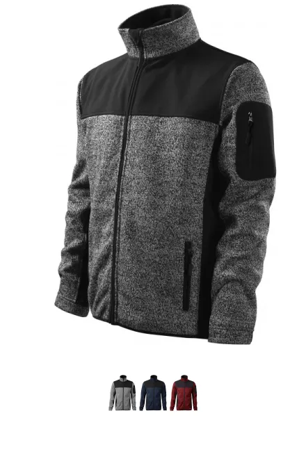 Giacca tempo libero uomo, knit gray