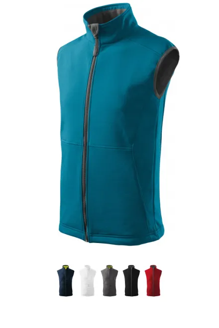 Gilet da uomo, turchese scuro