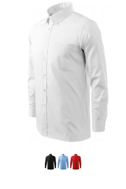Maglia da uomo a maniche lunghe, bianco