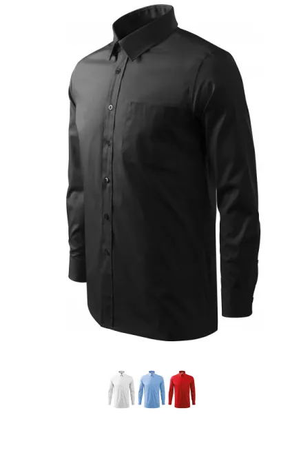 Maglia da uomo a maniche lunghe, nero