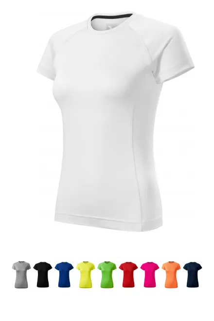 T-shirt da donna per lo sport, bianco