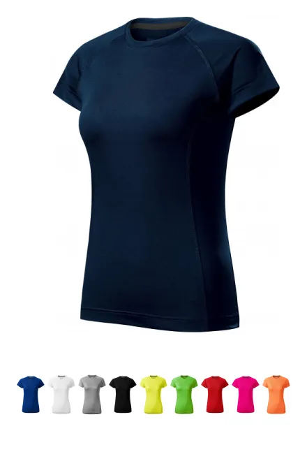 T-shirt da donna per lo sport, blu scuro