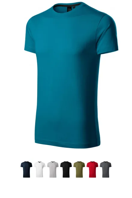 T-shirt da uomo esclusiva, petrol blue