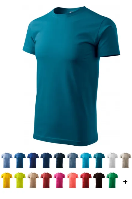 T-shirt unisex più pesante, petrol blue