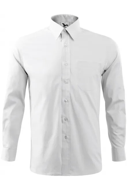Maglia da uomo a maniche lunghe - bianco, 3XL
