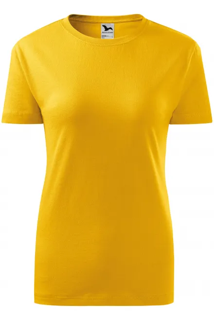 Maglietta classica da donna - giallo, S