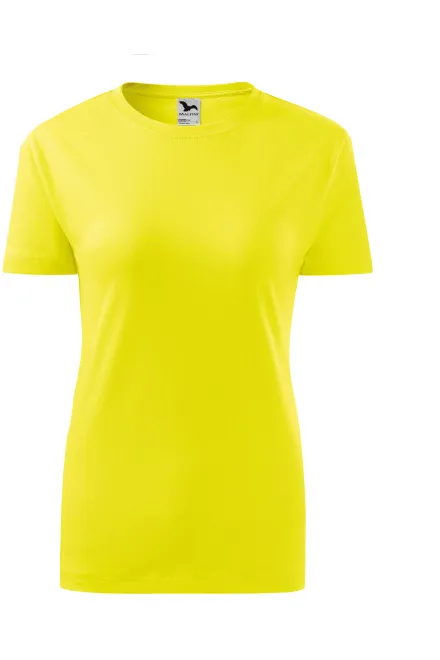Maglietta classica da donna - limone giallo, S