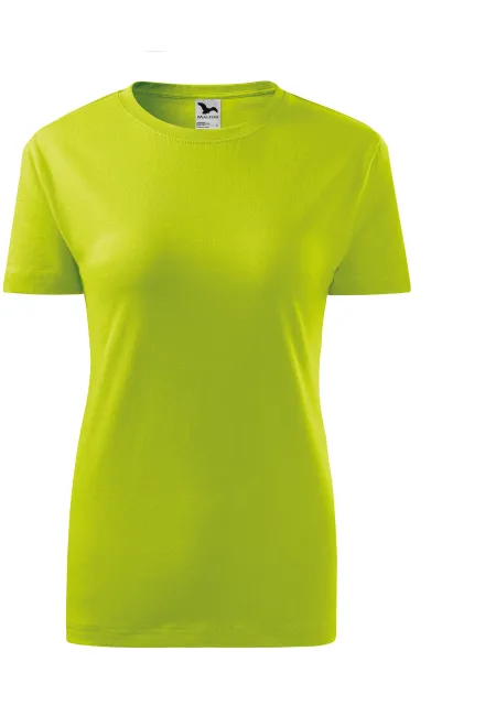 Maglietta classica da donna - verde lime, S