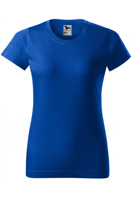 Maglietta semplice da donna - blu reale, XS