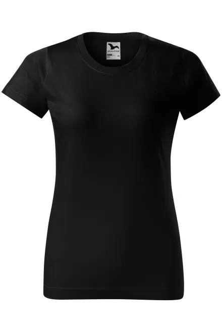 Maglietta semplice da donna - nero, XS