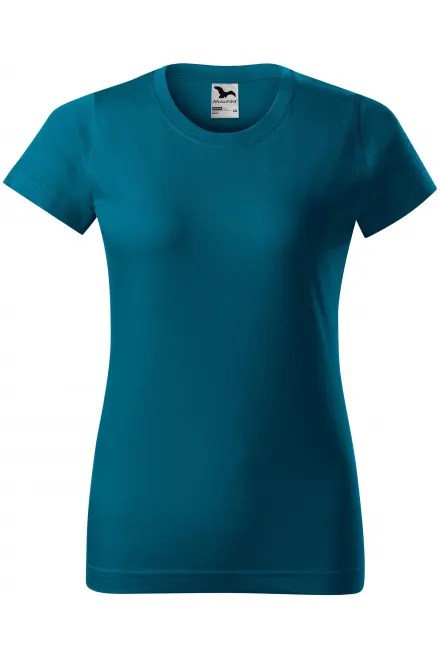 Maglietta semplice da donna - petrol blue, XS