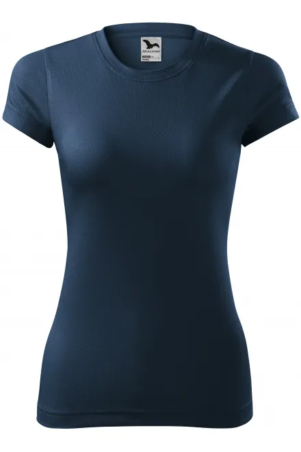 Maglietta sportiva da donna - blu scuro, M