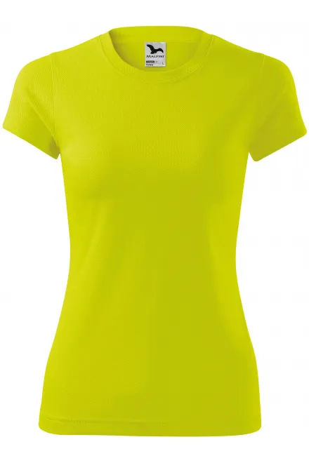 Maglietta sportiva da donna - giallo neon, M