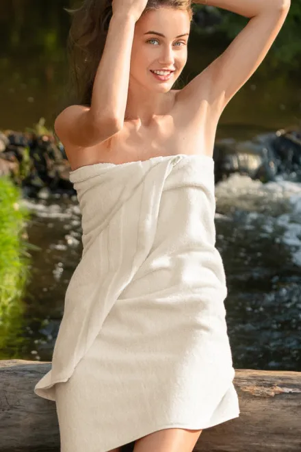 Asciugamano in cotone biologico, mandorla