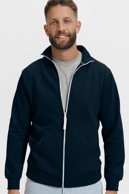 Riverso Felpa Uomo Con Cappuccio E Zip RIVThilo, Cotone 80% Morbido, Tinta Unita, Taglie S-5XL, Colori Grigio/Marrone/Verde/Rosso/Blu/Nero, Per Mezza Stagione