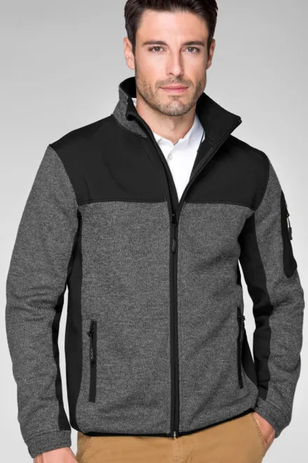Giacca tempo libero uomo, knit gray
