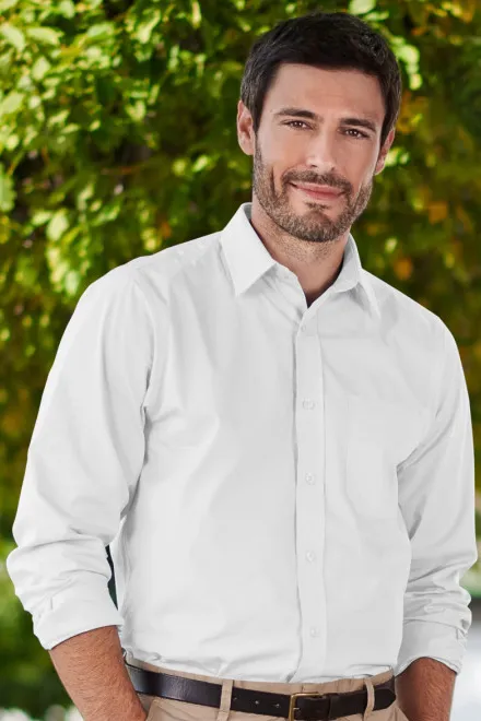 Maglia da uomo a maniche lunghe, bianco