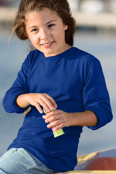 Lengender Set di 8 magliette per bambini e ragazze, 100% cotone, tinta unita, a maniche corte, girocollo, unisex, estive, unisex