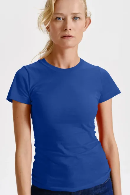 Maglietta classica da donna, blu reale