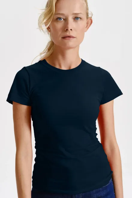 Maglietta classica da donna, blu scuro