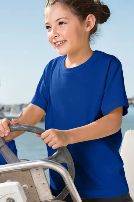 Maglietta leggera per bambini, blu reale