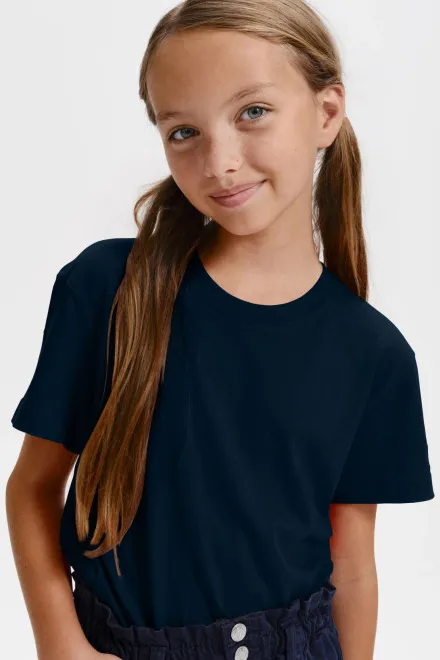 Maglietta leggera per bambini, blu scuro