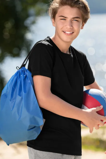 Maglietta sportiva per bambini, nero