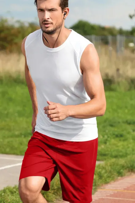Pantaloncini da uomo, rosso