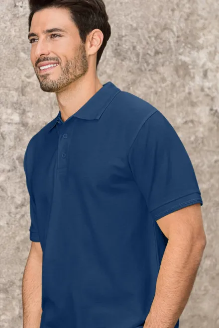 Polo ampia da uomo, blu notte